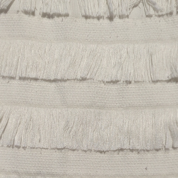 The Limited White Fringe Mini Skirt - Picture 3 of 3